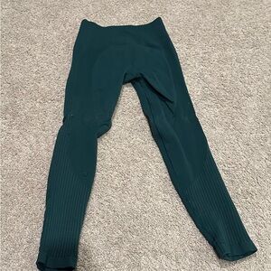 Ebb to Street Leggings storm teal 3 tier waistband